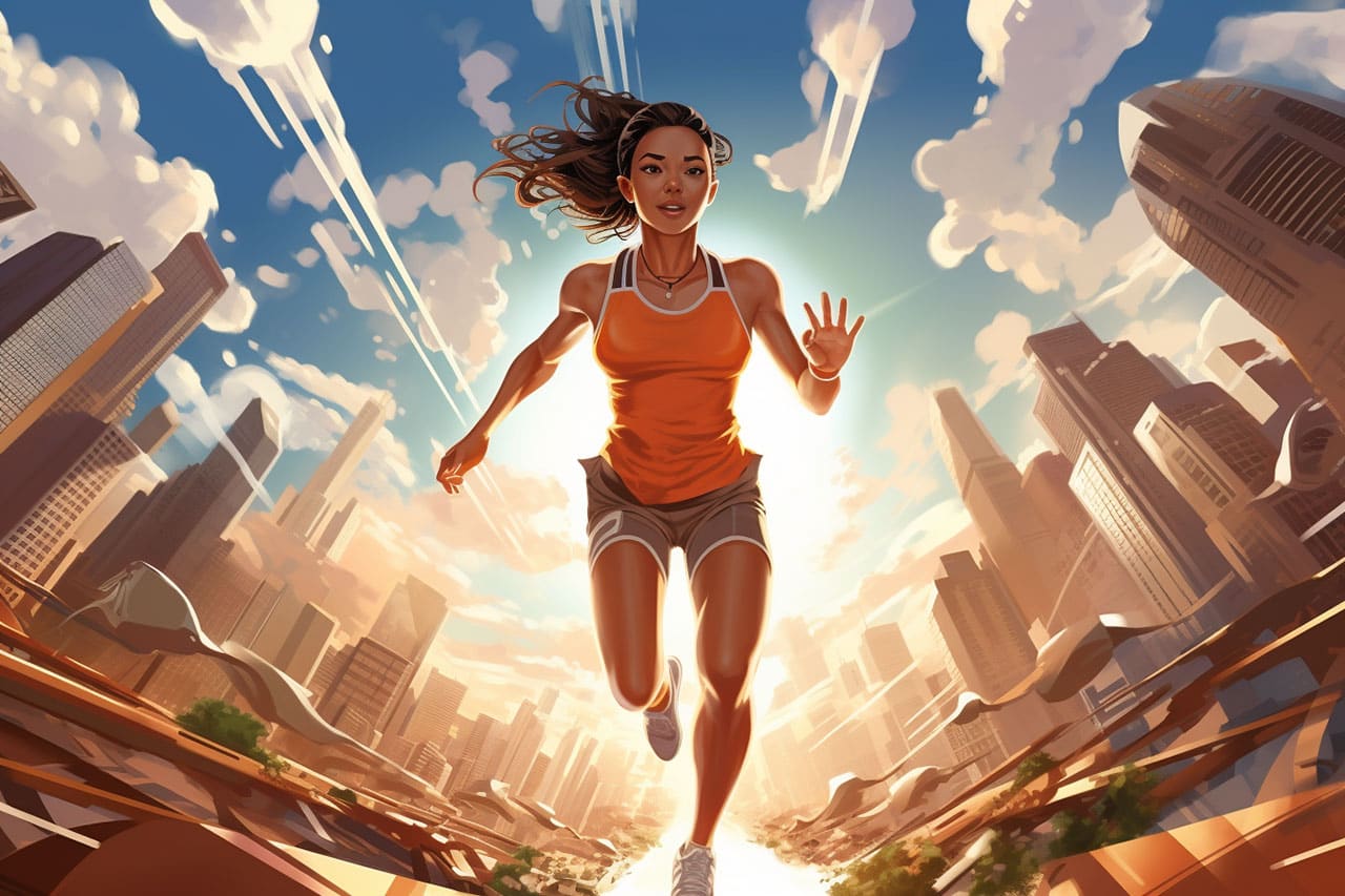 The Runner Who Ran In the Air