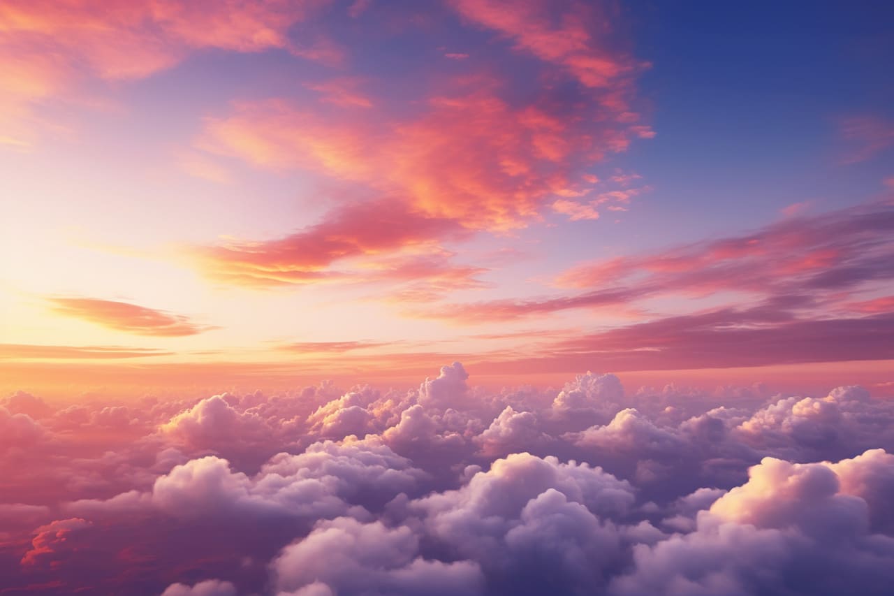 Sky's Canvas: A Dusk to Dawn Reverie