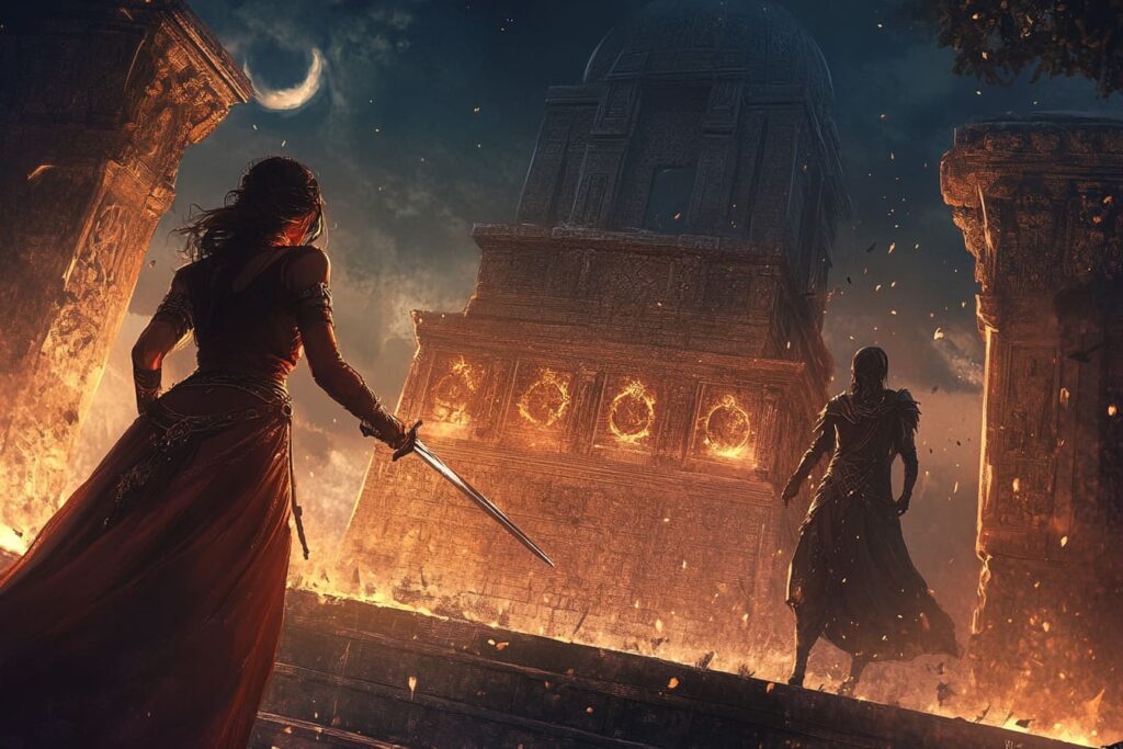 The Obsidian Gate: A Race for Treasures in the Nether