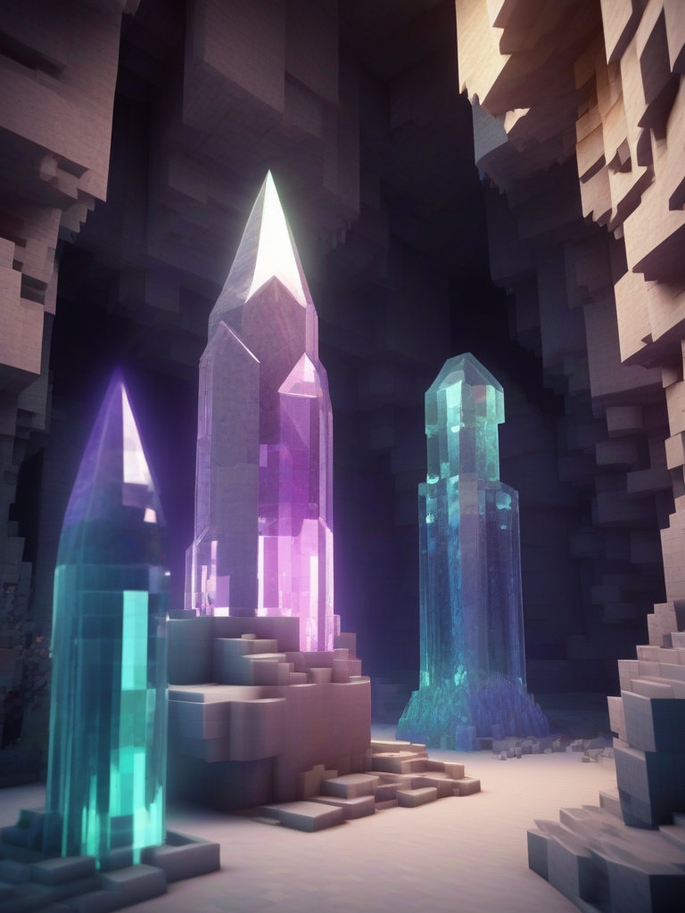 The Crystal Caves: Guardians of the Luminescent Crystals